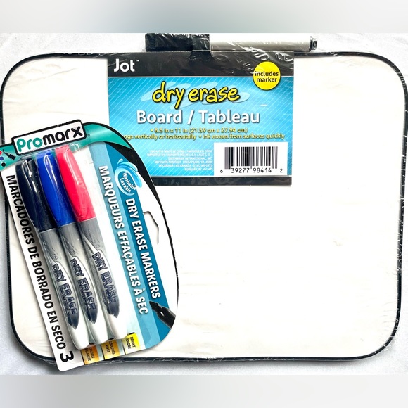 Jot Office New 5pc Dry Erase Board Markers Set Back To School